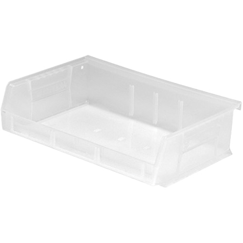 Bacs ultra empilable & suspendable, 7-3/8" la, 3" h x 11" p, Transparent Sécurité Médic