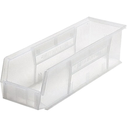 Bacs ultra empilable & suspendable, 17-7/8" la, 5" h x 5-1/2" p, Transparent Sécurité Médic