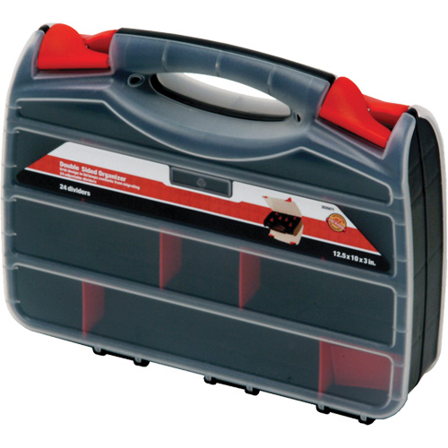 Plastic Compartment Box, 10.25" W x 12.25" D x 3" H, 32 Compartments Sécurité Médic