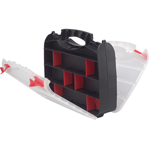Plastic Compartment Box, 10.25" W x 12.25" D x 3" H, 32 Compartments Sécurité Médic