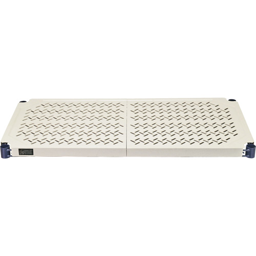 Wire Shelving Unit with Plastic Shelves, Wire Frame with Plastic Shelves, Boltless, 600 lbs. Capacity, 30" W x 72" H x 18" D Sécurité Médic