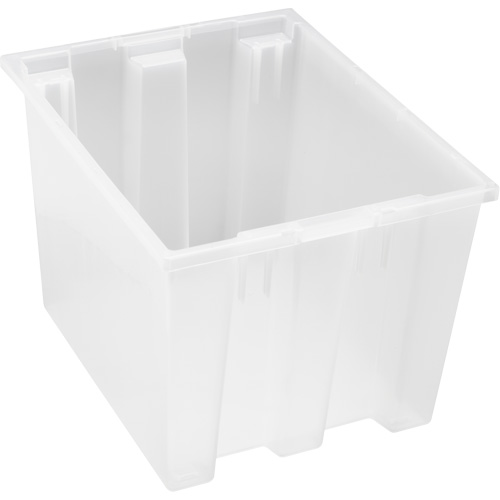 Contenant robuste Stack & Nest, 13" x 15,5" x 19,5", Transparent Sécurité Médic