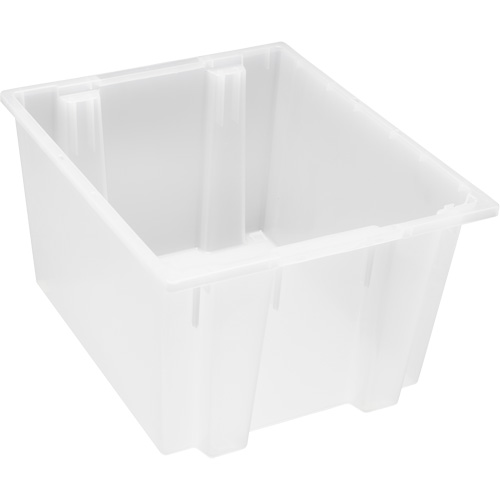 Contenant robuste Stack & Nest, 13" x 19,5" x 23,5", Transparent Sécurité Médic