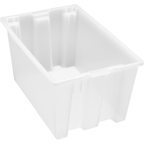 Contenant robuste Stack & Nest, 15" x 19,5" x 29,5", Transparent Sécurité Médic