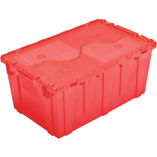 FP243C FliPak Nestable Tote, 26.9" x 16.9" x 12.1", Red Sécurité Médic