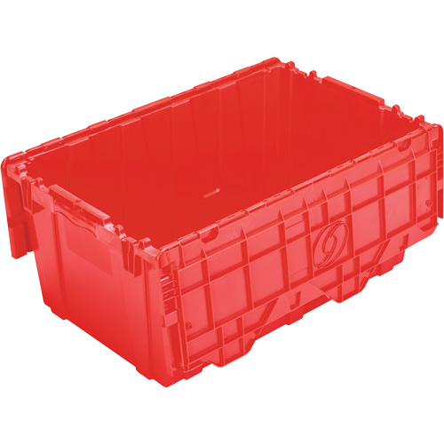 FP243C FliPak Nestable Tote, 26.9" x 16.9" x 12.1", Red Sécurité Médic