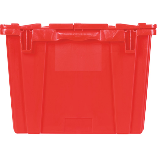 FP243C FliPak Nestable Tote, 26.9" x 16.9" x 12.1", Red Sécurité Médic
