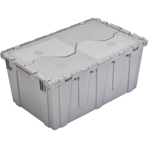 FP243C FliPak Nestable Tote, 26.9" x 16.9" x 12.1", Grey Sécurité Médic