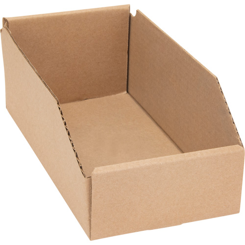 Boîtes profondes en carton ondul&eacute;, 5-3/4" la x 11-1/4" p x 4-1/2" h, Beige Sécurité Médic