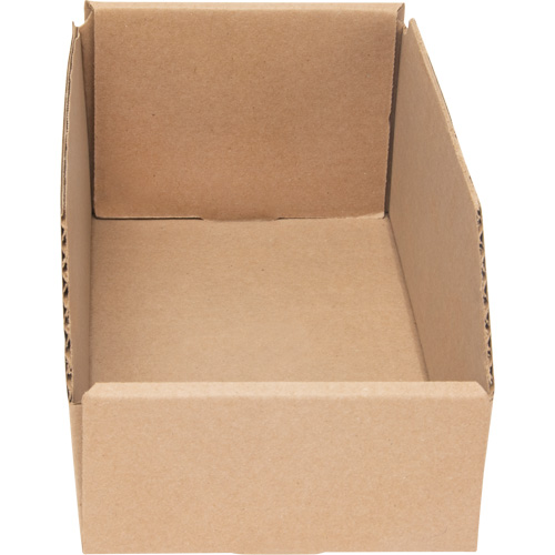 Boîtes profondes en carton ondul&eacute;, 5-3/4" la x 11-1/4" p x 4-1/2" h, Beige Sécurité Médic
