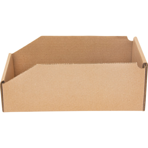 Boîtes profondes en carton ondul&eacute;, 5-3/4" la x 11-1/4" p x 4-1/2" h, Beige Sécurité Médic