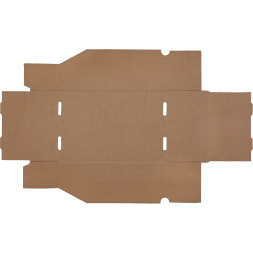 Deep Corrugated Parts Bins, 7-5/8" W x 11-5/16" D x 4-1/2" H, Beige Sécurité Médic