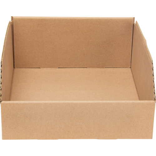 Deep Corrugated Parts Bins, 11-3/4" W x 11-1/4" D x 4-1/2" H, Beige Sécurité Médic