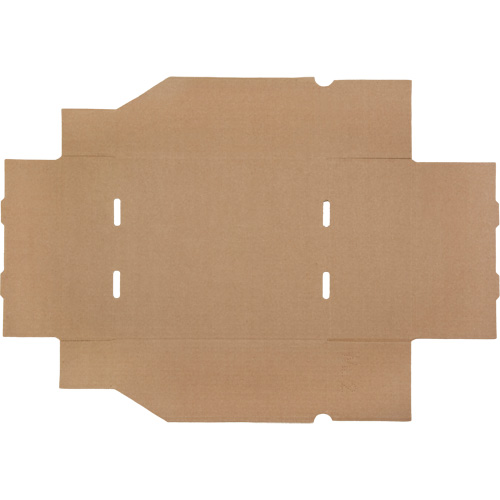 Deep Corrugated Parts Bins, 11-3/4" W x 11-1/4" D x 4-1/2" H, Beige Sécurité Médic