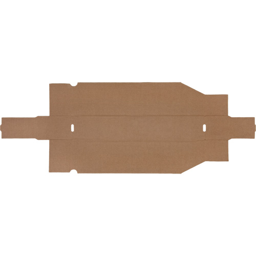 Deep Corrugated Parts Bins, 1-7/8" W x 17-1/8" D x 4-1/2" H, Beige Sécurité Médic