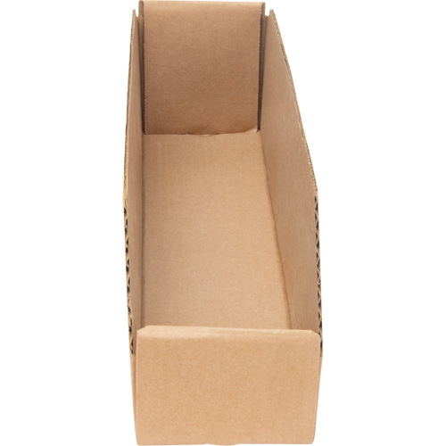 Boîtes profondes en carton ondul&eacute;, 3-3/4" la x 17-1/4" p x 4-1/2" h, Beige Sécurité Médic