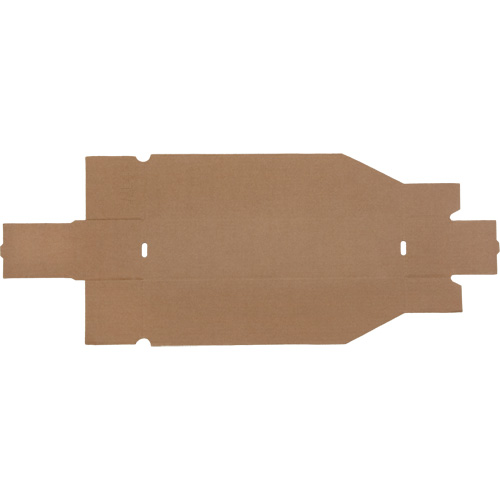 Boîtes profondes en carton ondul&eacute;, 3-3/4" la x 17-1/4" p x 4-1/2" h, Beige Sécurité Médic