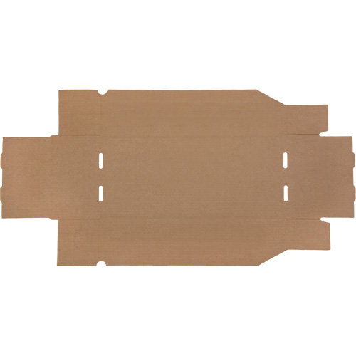 Deep Corrugated Parts Bins, 7-3/4" W x 17-1/4" D x 4-1/2" H, Beige Sécurité Médic