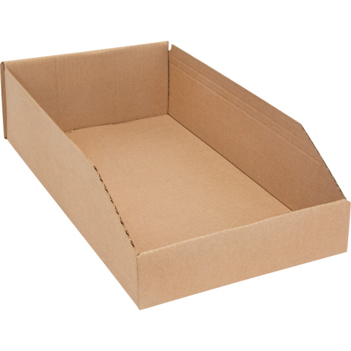 Deep Corrugated Parts Bins, 9-3/4" W x 17-1/4" D x 4-1/2" H, Beige Sécurité Médic