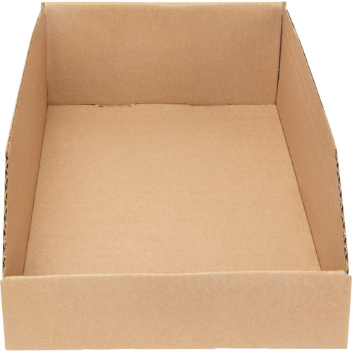 Deep Corrugated Parts Bins, 9-3/4" W x 17-1/4" D x 4-1/2" H, Beige Sécurité Médic