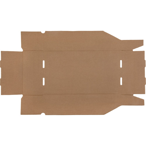 Deep Corrugated Parts Bins, 9-3/4" W x 17-1/4" D x 4-1/2" H, Beige Sécurité Médic