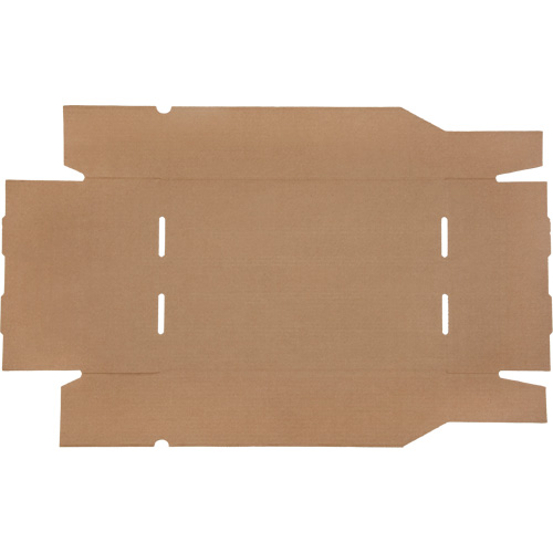 Deep Corrugated Parts Bins, 11-3/4" W x 17-1/4" D x 4-1/2" H, Beige Sécurité Médic
