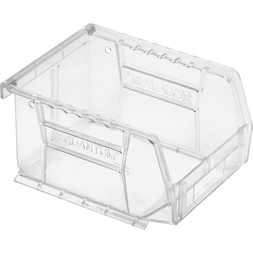 Crystal Clear Ultra Bins, 4-1/8" W x 3" H x 5-3/8" D, Clear Sécurité Médic