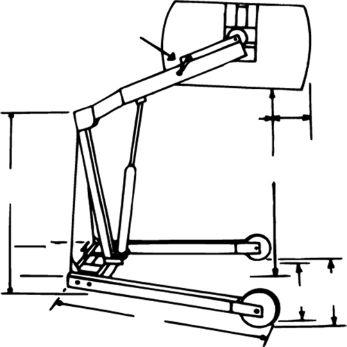 Hydra-Lift Drum Handlers, 55 US gal. (45 Imperial Gal.) Capacity Sécurité Médic