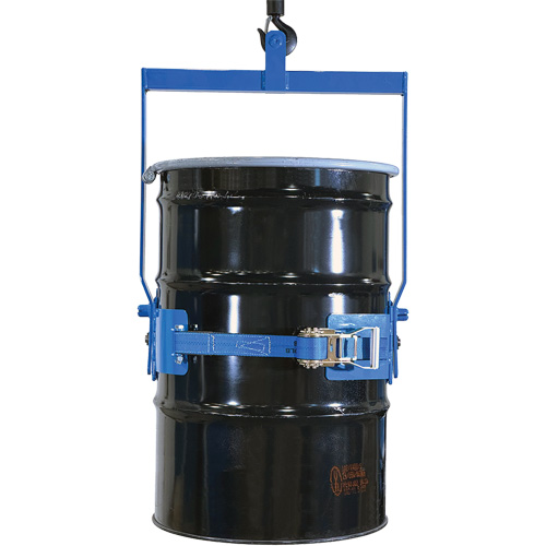 Ensemble de l&egrave;ve-baril manuel inclinable, Baril de 55 gal. US (45 gal. imp.), Capacit&eacute; 800 lb/363 kg Sécurité Médic