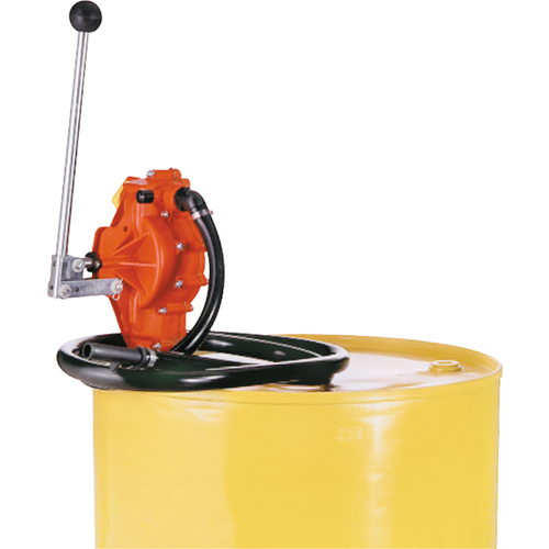 Pompes &agrave; transfert, Thermoplastique, 32 oz/course, Pour barils de 55 gal./33 gal. Sécurité Médic