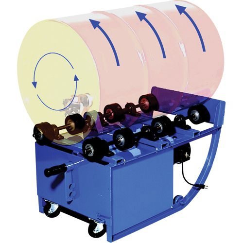 Portable Rotators, 55 US gal. (45 Imperial Gal.) Capacity, Variable Speed, 0.5 HP Sécurité Médic