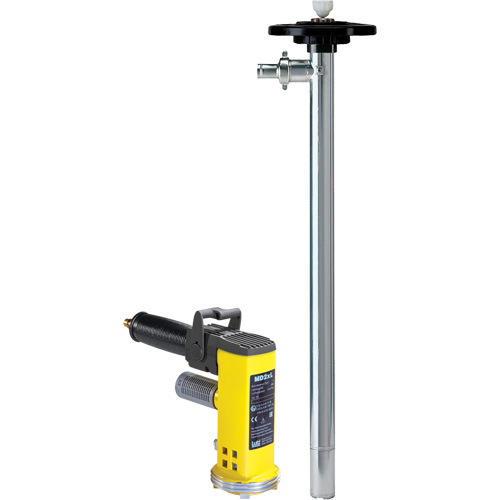 Pompes &agrave; tambour &agrave; air comprim&eacute;, Acier inoxydable, 26 gal./min Sécurité Médic