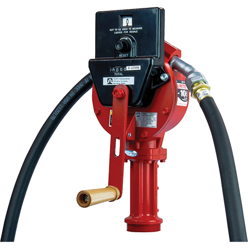 UL Approved Rotary Hand Pumps With Meter, Aluminum Sécurité Médic