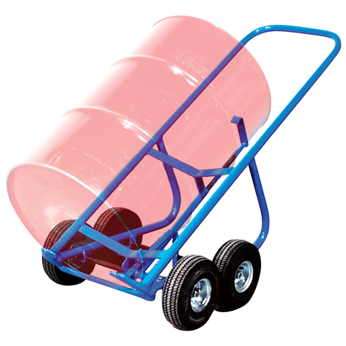 Diable &agrave; barils pour terrain accident&eacute;, Fabriqu&eacute; en Acier, 30 - 85 gal. US (25 - 70,8 gal. imp.) Sécurité Médic