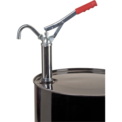 Lever-Type Drum Pump, Steel, 11 oz./Stroke, Fits 30-55 Gal. Sécurité Médic