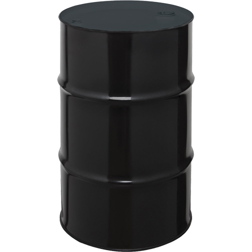 Steel Drums, 55 US gal (45 imp. gal.), Unlined, Black, Closed Top, 1A1/X1.8/300, 20 Gauge Sécurité Médic