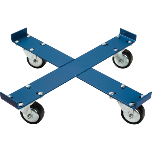 Chariot pour baril, Acier, Capacit&eacute;e 1000 lb, Diam&egrave;tre 24", Roue en Polyur&eacute;thane Sécurité Médic
