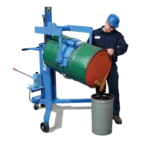 Basculeur - palettiseurs pour barils, 55 gal. US (45 gal. imp.) Sécurité Médic
