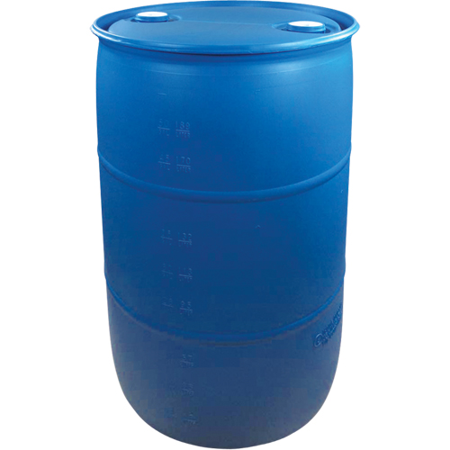 Polyethylene Drums, 30 US gal (25 imp. gal.), Closed Top, Blue Sécurité Médic