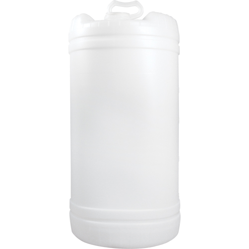 Barils en poly&eacute;thyl&egrave;ne &agrave; ouverture &eacute;troite, 15 gal. US (12,49 gal. imp.), Dessus ferm&eacute;, Naturel Sécurité Médic