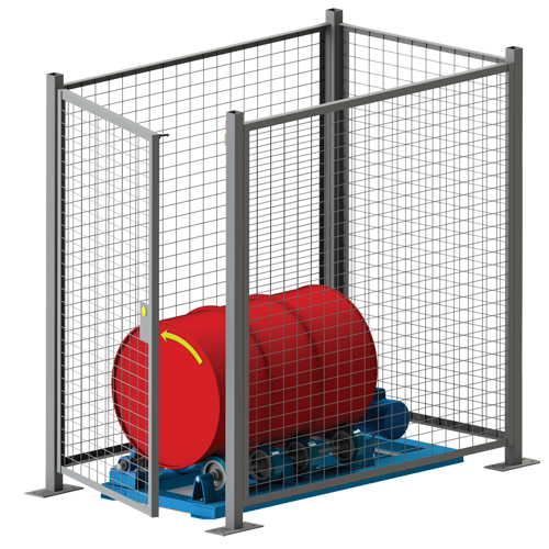 Stationary Drum Roller - Guard Enclosure Sécurité Médic