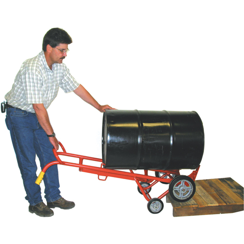 Diable de luxe pour baril 15BT, Fabriqu&eacute; en Acier, 30 - 55 gal. US (25 - 45 gal. imp.) Sécurité Médic