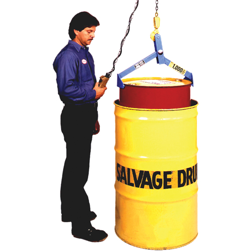 Drum & Overpack Lifter, 55 -85 US gal. (45 -70 Imperial Gal.), 1000 lbs./454 kg Cap. Sécurité Médic