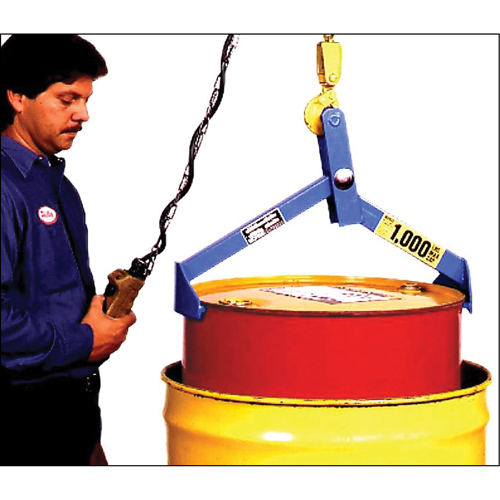 Drum & Overpack Lifter, 55 -85 US gal. (45 -70 Imperial Gal.), 1000 lbs./454 kg Cap. Sécurité Médic