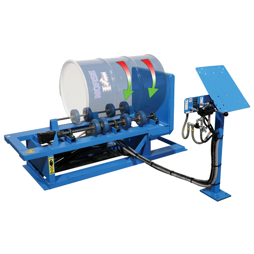 M&eacute;langeur de baril Hydra-Lift, 55 gal. US (45 gal. imp.) Capacit&eacute;, Vitesse variable, 1 CV Sécurité Médic