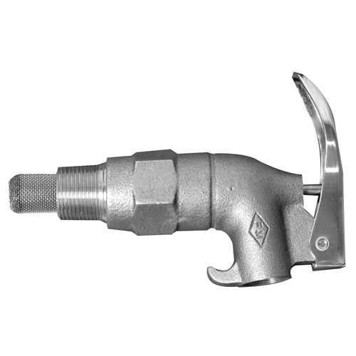 Zinc Drum Faucet with Flame Arrestor , Zinc Alloy, 3/4" NPT Inlet Sécurité Médic