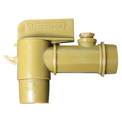 Soupape de baril de luxe en poly&eacute;thyl&egrave;ne NPT 2", Poly&eacute;thyl&egrave;ne, NPT de 2" Sécurité Médic