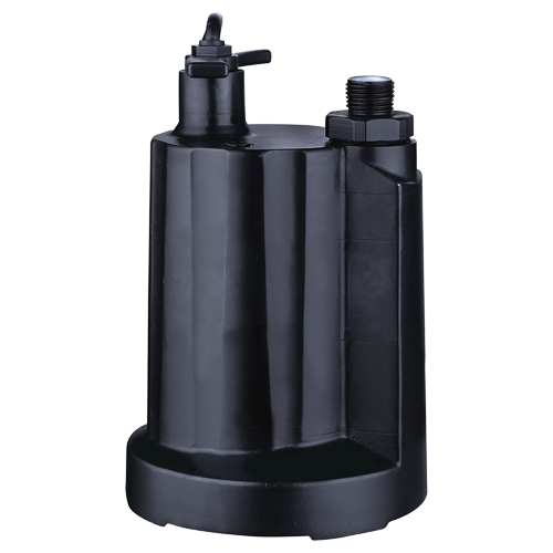 Submersible Utility Pump, 1/3 HP, 2160 GPH, 115 V, 4 A Sécurité Médic