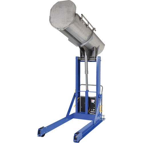 Tombereau hydraulique portatif pour baril, Pour 30 - 55 gal. US (25 - 45,8 gal. imp.) Sécurité Médic