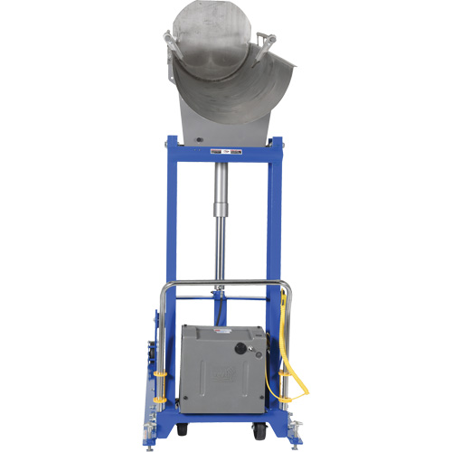 Tombereau hydraulique portatif pour baril, Pour 30 - 55 gal. US (25 - 45,8 gal. imp.) Sécurité Médic